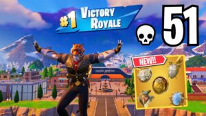 51 Elimination Solo vs Squads Gameplay "Build/Zero Build" Wins (Fortnite Chapter 5 Season 1)!