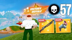 57 Elimination Solo Vs Squads "Build / ZeroBuild" Wins Full Gameplay (NEW Fortnite Chapter 5!)