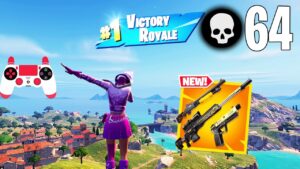 64 Elimination Solo Vs Squads Gameplay Wins (NEW Fortnite Chapter 5!)