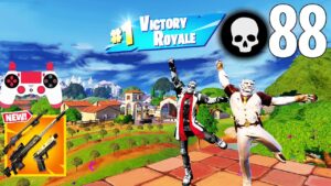 88 Elimination Duo Vs Squads Gameplay Wins Ft. @DizzleYT (NEW Fortnite Chapter 5!)