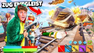 99 SPIELER vs FORTNITE ZUG!!! 🚊😱