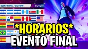 ¿A QUE HORA ES EL EVENTO FINAL BIG BANG DEL CAPITULO 4 DE FORTNITE? - HORARIOS BIG BANG FORTNITE ..!