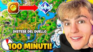 ATTERRO per 100 MINUTI a DISTESE DEL DUELLO in UNREAL! su FORTNITE