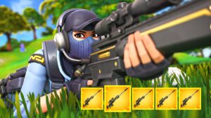 FAIRE TOP 1 QU'AVEC le SNIPER sur FORTNITE !