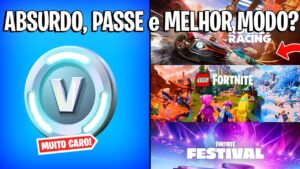 FORTNITE - PREÇOS ABSURDOS LOJA, NOVO PASSE e QUAL MODO É MELHOR?