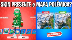FORTNITE - PRESENTE MOITA SKIN, MAPA POLÊMICA e LOJA?