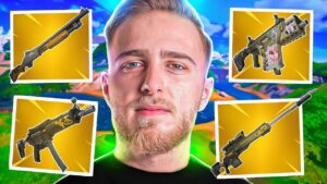 Faire TOP 1 en utilisant que des Armes MYTHIQUE (oh les balles)