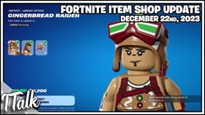 GINGERBREAD RAIDER IS BACK! Fortnite Item Shop [December 22nd, 2023] (Fortnite Battle Royale)