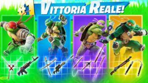 Gioco la NUOVA Random Skin delle TARTARUGHE NINJA Challenge e VINCO! Capitolo 5 Fortnite ITA!