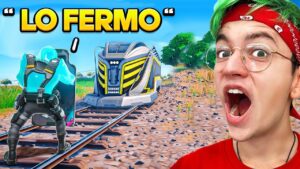 HO PROVATO a FERMARE il TRENO SU FORTNITE(ci sono riuscito)