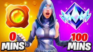 How Much Can I Rank Up In 100 Minutes Of Fortnite Chapter 5?