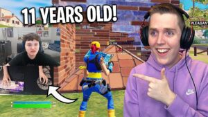 I Coached The *BEST* 11 Year Old In Fortnite! (First Earnings?)