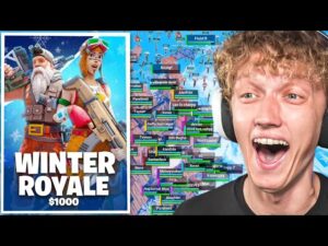I Hosted A $1000 WINTER ROYALE DUO TOURNAMENT In Fortnite! (INSANE)
