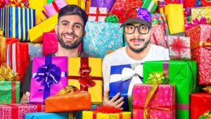 I Surprised Fortnite YouTubers With Presents!
