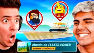 INVADI o MUNDO do FLAKES POWER no LEGO X FORTNITE! @FlakesPower