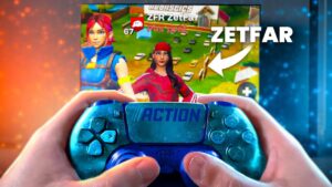 J'ai joué avec une MANETTE ACTION pendant 24h sur FORTNITE ! (Ft. @zetfar )
