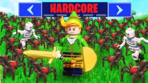 Lego Fortnite HARDCORE MODE IS HERE...