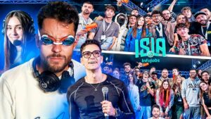 MEJORES MOMENTOS DE MI TORNEO DE FORTNITE PRESENCIAL CON STREAMERS - TheGrefg