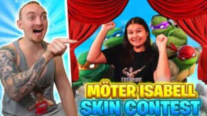 MÖTER ISABELL I MIN EGNA SKIN CONTEST  TÄVLING I FORTNITE CHAPTER 5