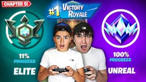 Mein BRUDER und Ich versuchen den HÖCHSTEN RANK in FORTNITE zu erreichen! 👑- (Road to Unreal Serie)