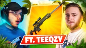 On TENTE un ONLY SNIPER en ELITE avec TEEQZY sur FORTNITE... Voici le résultat