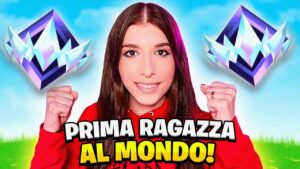 PRIMA RAGAZZA al MONDO ad UNREAL IN RANKED nel CAPITOLO 5! FORTNITE