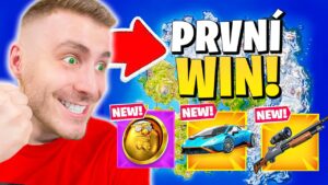 PRVNÍ WIN *NOVÉ* CHAPTER 5 SEASON 1 Ve Fortnite!!