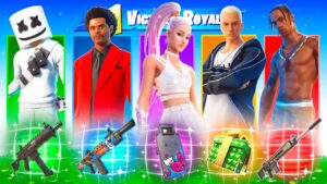 The *RANDOM* MUSIC ICON BOSS Challenge in Fortnite!