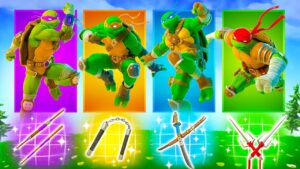 The *RANDOM* NINJA TURTLES Skin Challenge!