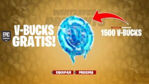 *V-BUCKS GRÁTIS* RESGATE  1500 V-BUCKS GRÁTIS AGORA no FORTNITE! COMO RESGATAR 1500 V-BUCKS DE NATAL