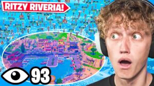 100 Players Land At RITZY RIVIERA In Fortnite Chapter 5!