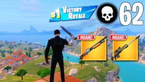 62 Elimination  Solo Vs Squads "Build / ZeroBuild" Wins Full Gameplay (Fortnite Chapter 5 Season 1)