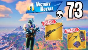 73 Elimination Solo vs Squads WINS Full Gameplay (Fortnite Chapter 5 Season 1)!