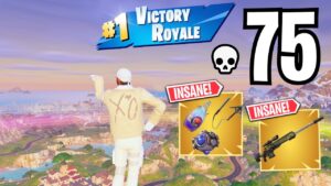 75 Elimination WEEKND Solo vs Squads WINS Full Gameplay (Fortnite Chapter 5 Season 1)!