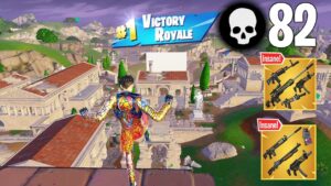 82 Elimination Solo vs Squads Wins (Fortnite Chapter 5 Gameplay Ps4 Controller)