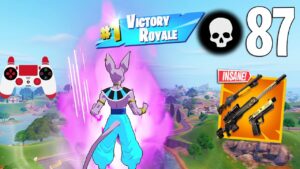 87 Elimination Solo Vs Squads Gameplay Wins (NEW Fortnite Chapter 5 PS4 Controller)