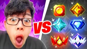 AsianJeff VS EVERY RANK In Fortnite!