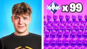 Can 99 UNREAL Players Beat Clix?