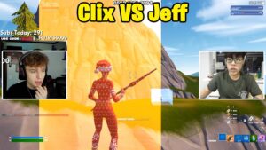 Clix VS Asian Jeff 1v1 TOXIC Realistic PvP!
