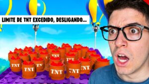 Como eu QUEBREI o LEGO Fortnite (a maior explosão do mundo)