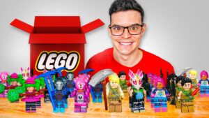 Compro 100 Figuras de Lego Fortnite en la Vida Real!