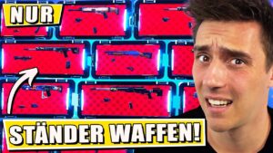 Die *NUR STÄNDER WAFFEN* Challenge in Fortnite!🍆