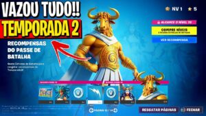 FORTNITE TEMPORADA 2 CAPÍTULO 5! PASSE DE BATALHA, SKINS e TEMA MITOLÓGICO!?