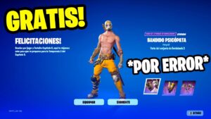 FORTNITE está REGALANDO está SKIN por ERROR 🔥🎁