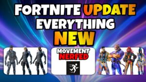 Fortnite NERFED Movement AGAIN, Raiden Skin TEASER, & MORE! (Everything NEW In TODAY's Update)