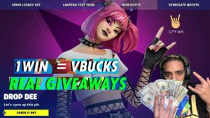 GIFTING VBUCKS LIVE BATTLE PASS GIVEAWAYS FORTNITE FASHION SHOW LIVE 1 WIN = VBUCKS FORTNITE GIFTS