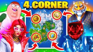 HACKER in der Mythischen 4 ECKEN Challenge in Fortnite?!