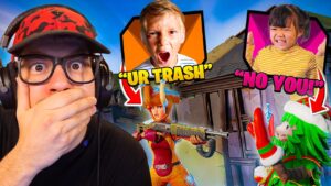 I Played against the FUNNIEST KIDS EVER! (Fortnite)
