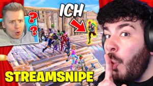 Ich gehe UNDERCOVER in ZYZTM's SKIN CONTEST und STREAMSNIPE IHN?! Fortnite