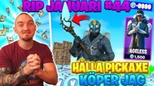 KÖPER SKINS FÖR VARJE GÅNG HÅLLER I MIN PICKAXE I FORTNITE *RIP JANUARI*